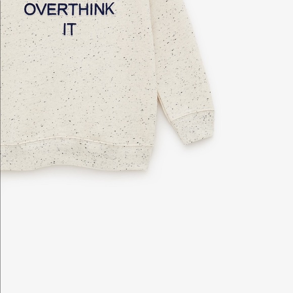 Zara Printed Logo Sweatshirt - Picture 4 of 12